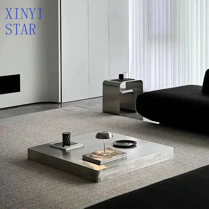 Stainless Steel Side Table Italian Coffee Tables Minimalist Tea Tables Modern Living Room Center Table Luxury Design Furniture