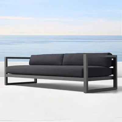 Outdoor Rattan Sofa Set Courtyard Garden Outdoor Leisure Rattan Chair Designer Model Home Outdoor Furniture