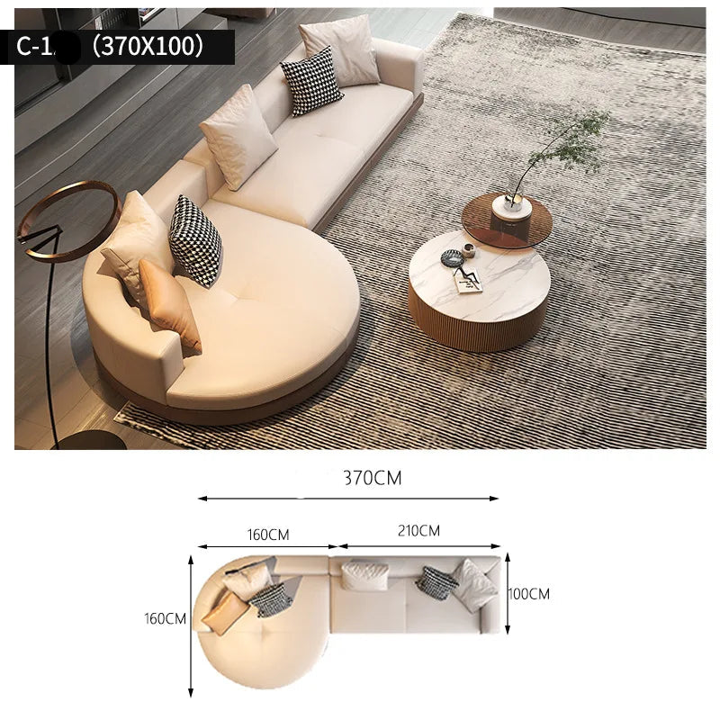 Minimalist Nordic Living Room Sofas Luxury Sectional Lounge Curved Living Room Sofas Designer Individual Muebles Home Furniture