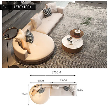 Minimalist Nordic Living Room Sofas Luxury Sectional Lounge Curved Living Room Sofas Designer Individual Muebles Home Furniture
