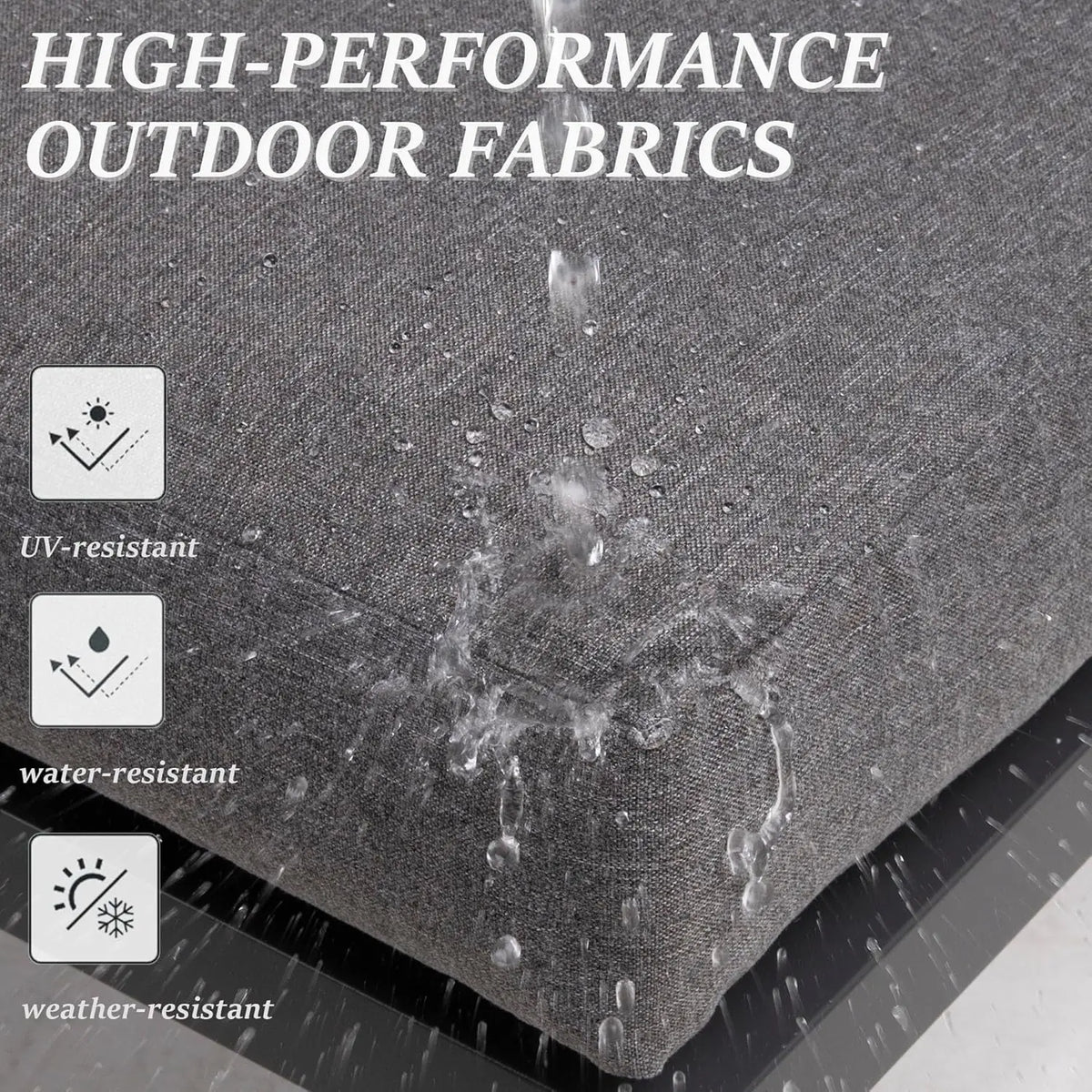 Contemporary Furniture Aluminum Frame Garden Sofa Outdoor Furniture Garden Set Patio Furniture Outdoor