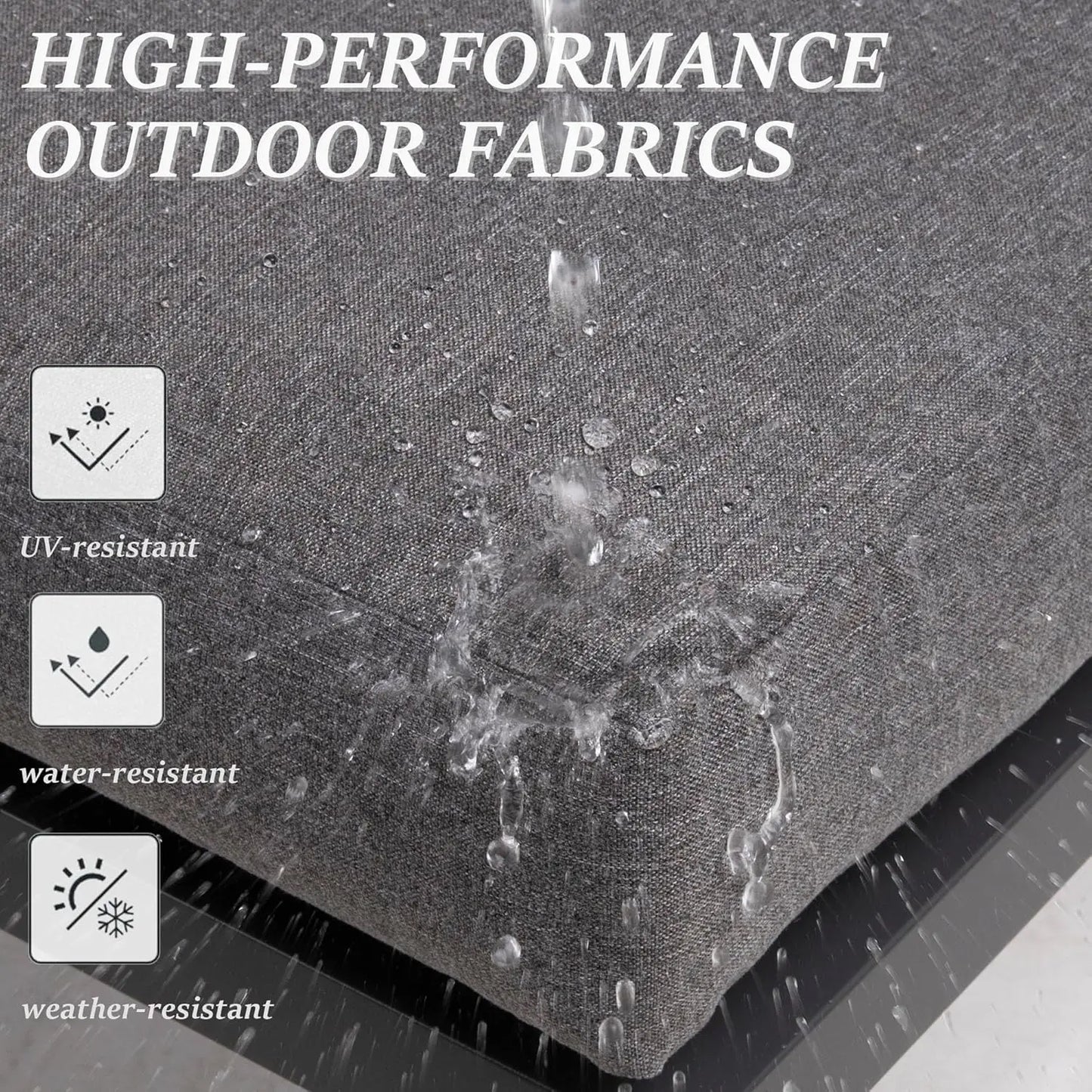 Contemporary Furniture Aluminum Frame Garden Sofa Outdoor Furniture Garden Set Patio Furniture Outdoor