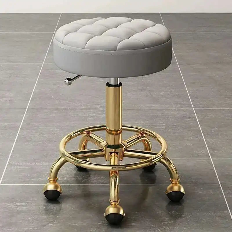 Hairdresser Furniture Barber Shop Chair Hair Chairs Salon Folding Stool Tabouret Roulette Aesthetics Beauty Ergonomic Chair