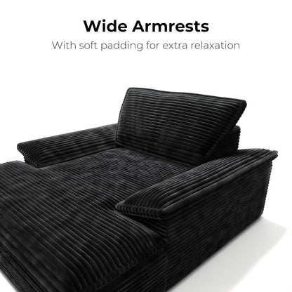 Nordic Sofabed Vacuum Compression Sofa Bed Modern Simple Lazy Sofa Bed  Thick Strip Velvet Large Sofa Bed Living Room Furniture