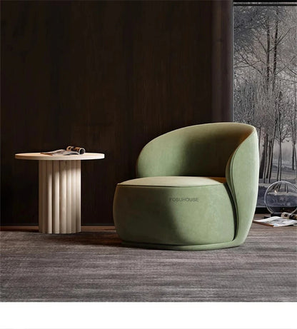 Creative Velvet Living Room Chairs Italian Living Room Furniture Hotel Cafe Leisure Designer Armchair Home Backrest Dining Chair