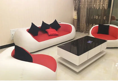 Nordic Accent Living Room Sofas Lazy Couch Leather Luxury Gaming Sofas Designer Decor Relaxing Divano Lounge Suite Furniture