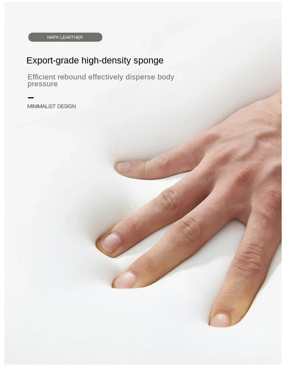 Barcelona leather minimalist chair