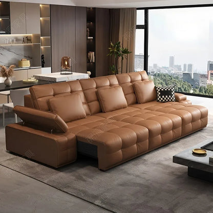 Extendable Modern Electric Recliner Sofa Nordic Designer Electric Recliner Sofa Oversized Lazy Bankstel Woonkamer Furniture