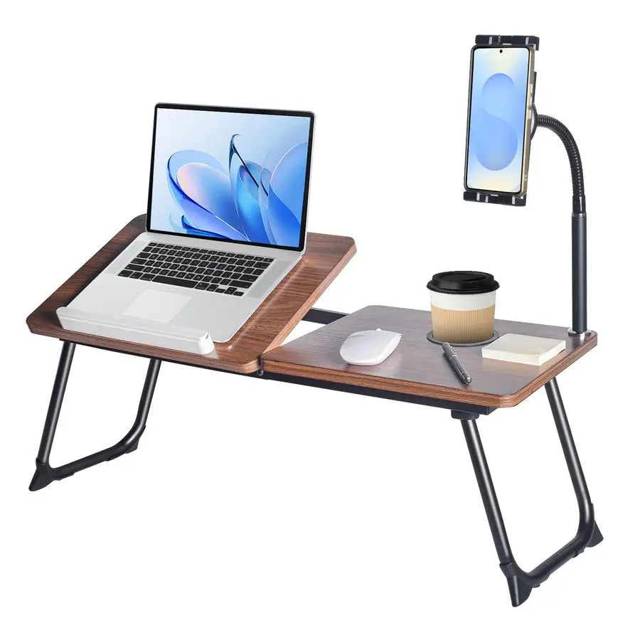 Adjustable Foldable Laptop Desk Portable Ergonomic Stand for Bed Sofa Notebook
