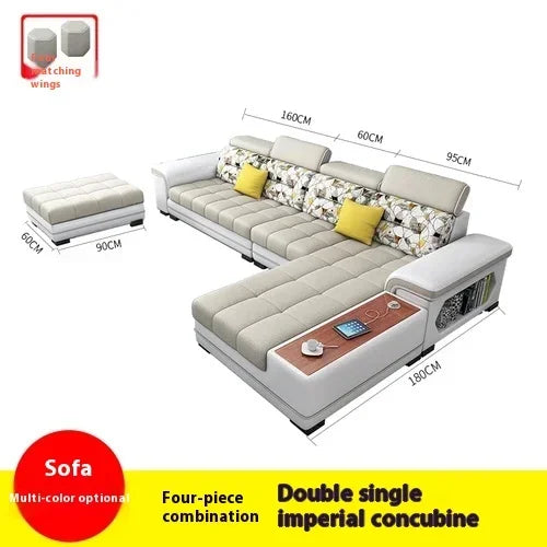 Modern Minimalist Adults Sofa Nordic Style Floor Ergonomic Living Room Sofa Canape Chaise Comfort Canape Salon Home Furniture