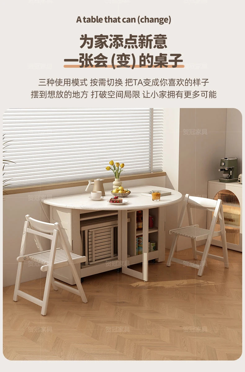 Waterproof Chair Dining Table Breakfast Modern Chair Side Dining Table Space Savers Round Set Sala Da Pranzo Home Furnitures