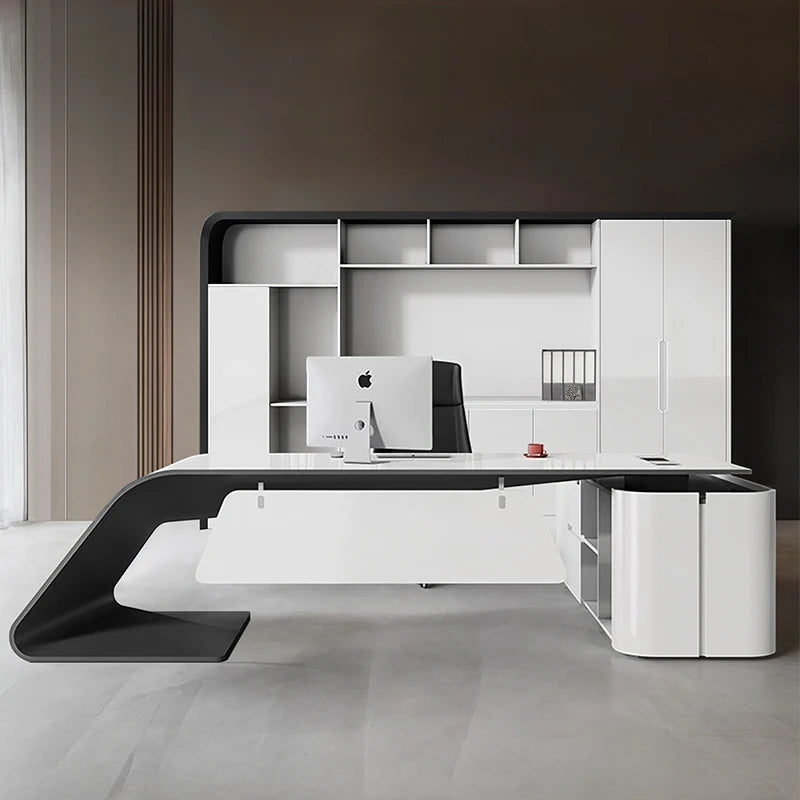 Adjustable Gaming Office Desk Organizers Storage Multifunctional Office Desk Lshaped Folding Escrivaninha Commercial Furniture