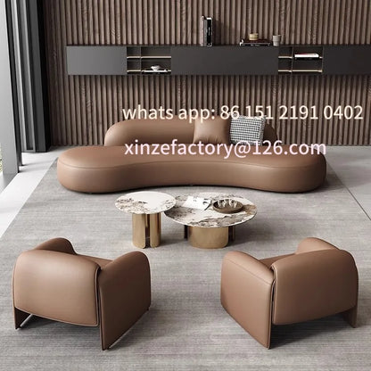 Customizable Reception Negotiation Sofa Set for Living Hotel Lobby Club Exhibition Hall Guest Sales Office