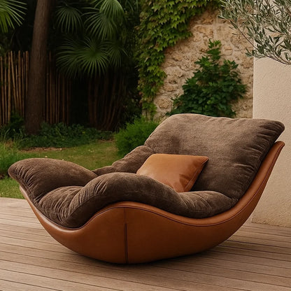 Designer Creative Modern Minimalist Living Room Lounge Chair Sofa Recliner Home Lazy Sofa Bedroom Premium Chair