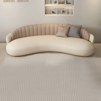 Light luxury comfortable clothing store, beauty salon rest area, lobby reception office, arc negotiation sofa