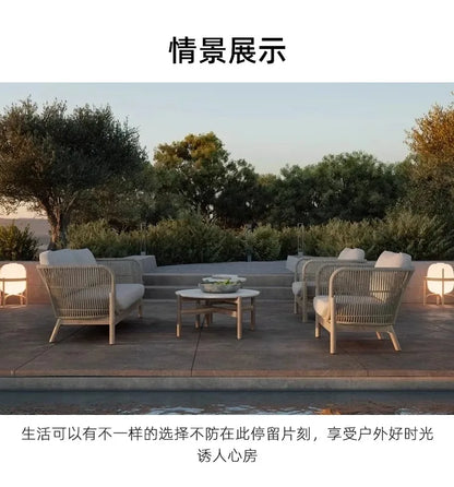 Nordic Minimalist Design Outdoor Sofas Office Modern Decoration Creative Garden Sofas Personality Accent Furniture Silla Lshysf