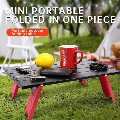 Portable Outdoor Beach Table Ultralight Foldable Camping Table Mini Aluminum Table Garden Party Trip Hiking Table