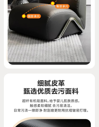Tumbonas Lounge Living Room Chairs Sofa Lazy Reading Leather Living Room Chairs Individual Throne Sillones Library Furniture