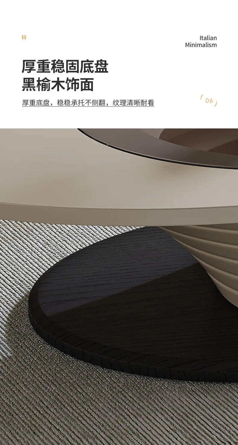 Oval Modern Coffee Table Unique Trendy Design European Coffee Table Neutral Minimalist Table Basse Living Room Furniture
