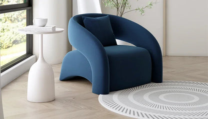 Internet celebrity single chair living room lazy single sofa, leisure chair designer sofa, single sofa light luxury high-end