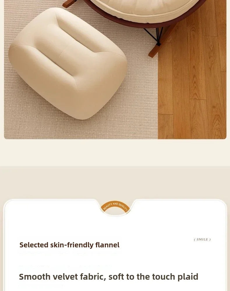 Chair Rocking Chair Lazy Lounge Chair Sofa Single Comfortable Lounge Chairs Living Room Bedroom Household Indoor Leisure Chairs