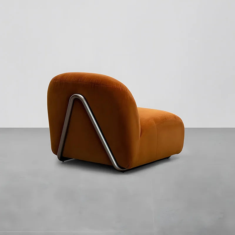 luxury Nordic small apartment living room modern minimalist designer single sofa special-shaped module combination fabric sofa