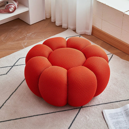 Modern Pumpkin Chair Luxury Bubble Sofa Single Lounge Seat Lazy Recliner for Bedroom Balcony Living Room Aesthetic Accent