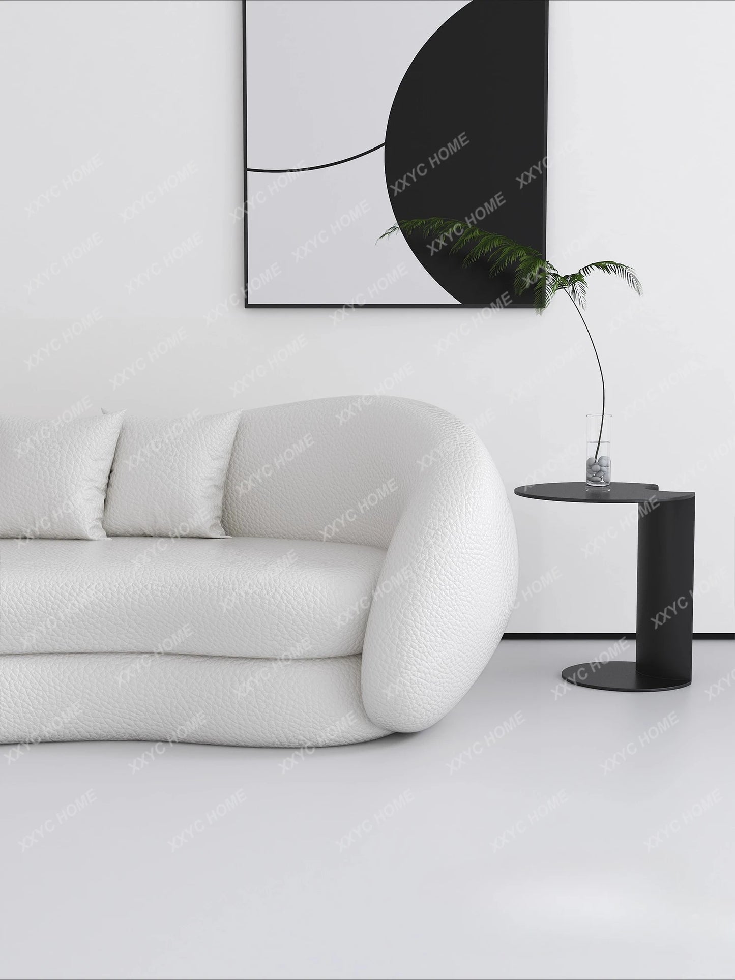 JJJJMinimalist Curved Sofa Sitting Area Reception Creative Sofa