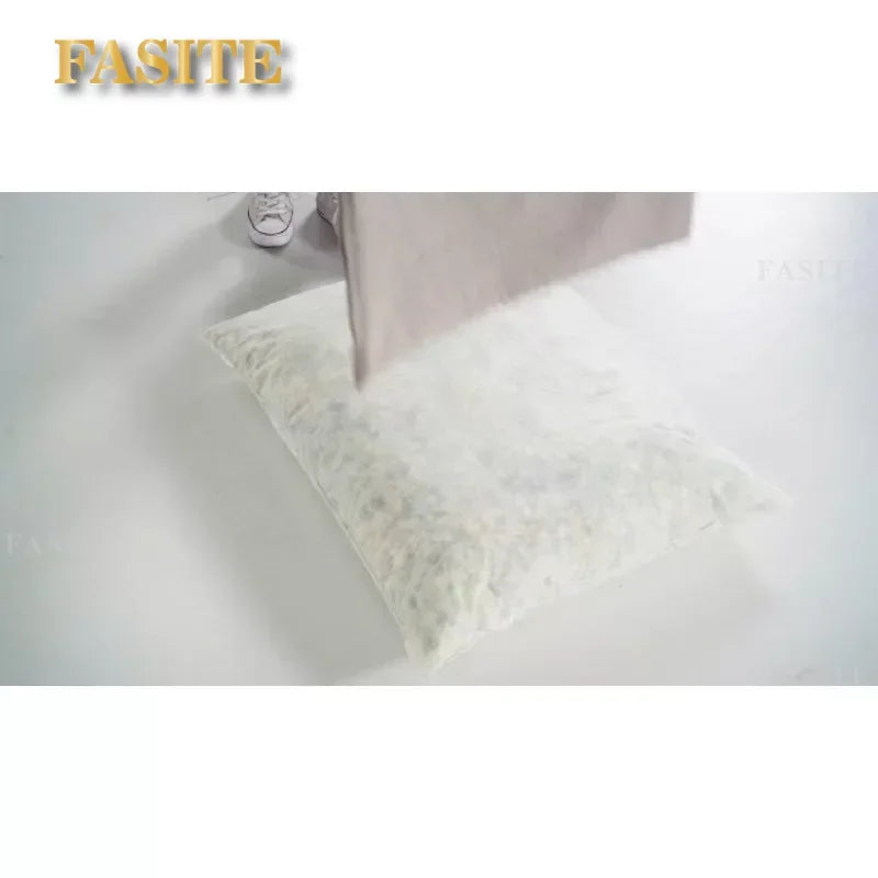 Aidan Sling Accent Chair / Metal Framed Armchair with Shredded Foam Cushioning, Oatmeal Chairs Living Room