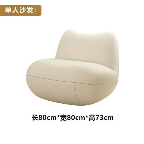Canapés de salon minimalistes et mignons, pouf européen blanc, canapé 3 places, ergonomique, Design moderne, meubles de maison Hogar