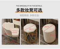 Luxury Charm Dressing Table Luxury Nordic Salon Drawer Nordic Dressing Table Mirror Chair Storage Coiffeuse Furniture Makeup