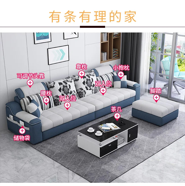 Designer Luxury Outdoor Sofa Relaxing Mid Century Nordic Sectional Living Room Sofas Couch Lazy Divano Lounge Suite Furniture