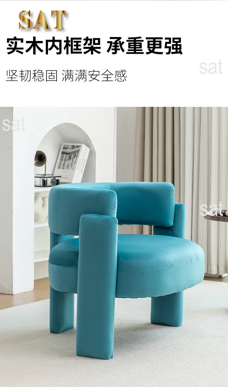 #For Luxury cream style new Chinese office simple integration super soft negotiation guest sofa chair leisure single chair