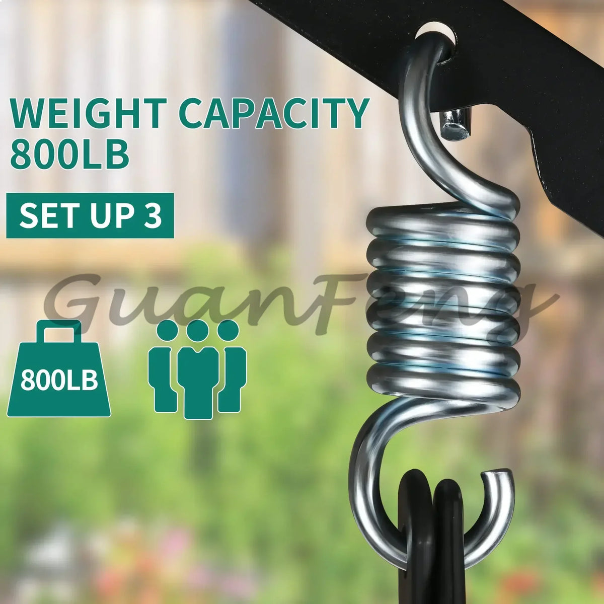 3 Seat Adult Furniture Outdoor Swing Convertible Canopy Garden Swing Chair Patio Swings