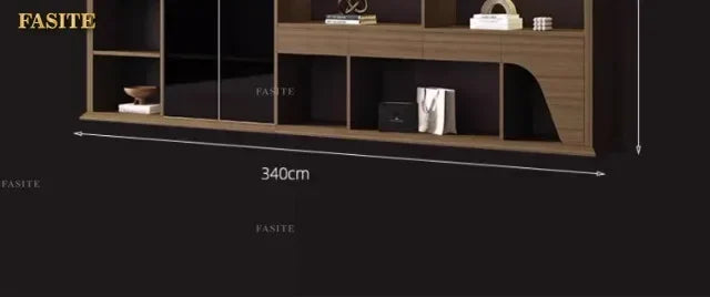 Premium Light luxury office boss table, simple modern class desk, high-end president table