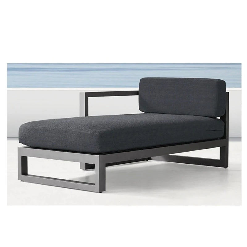 All Weather Luxury Customized Patio Outdoor Casual Sofa Courtyard Teak Wooden Sun Lounger Furniture Outdoor Daybed Daybed 의자outd