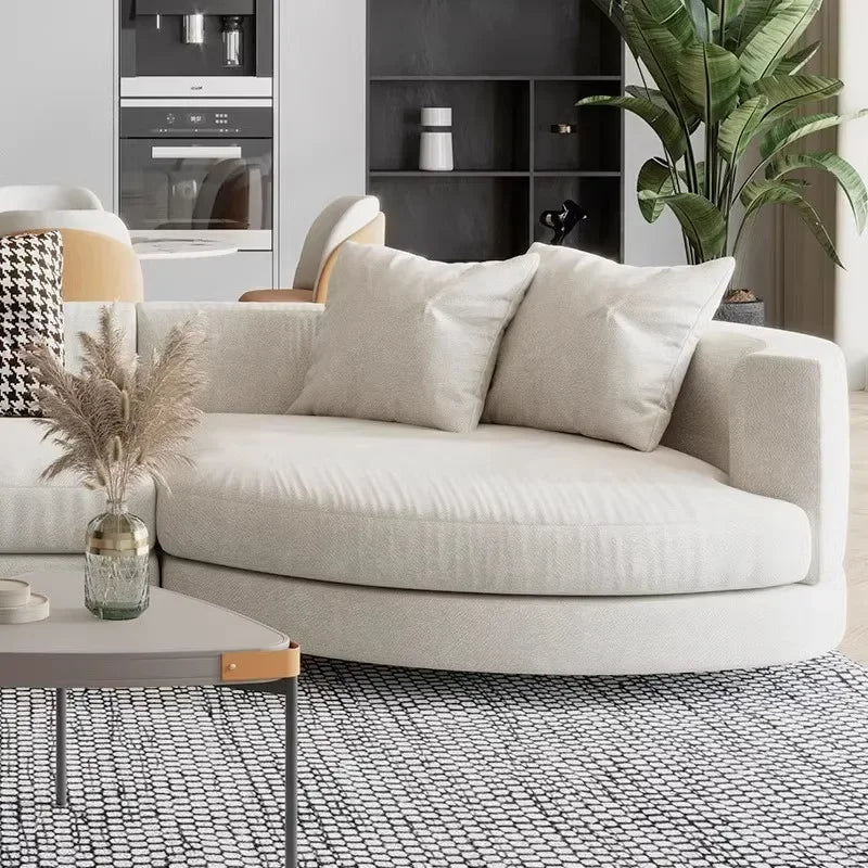 Italian Minimalist Sofa Modern Light Luxury Living Room Sofas Comfortable Girl Unusual Aesthetics Sillon Cama Home Furniture