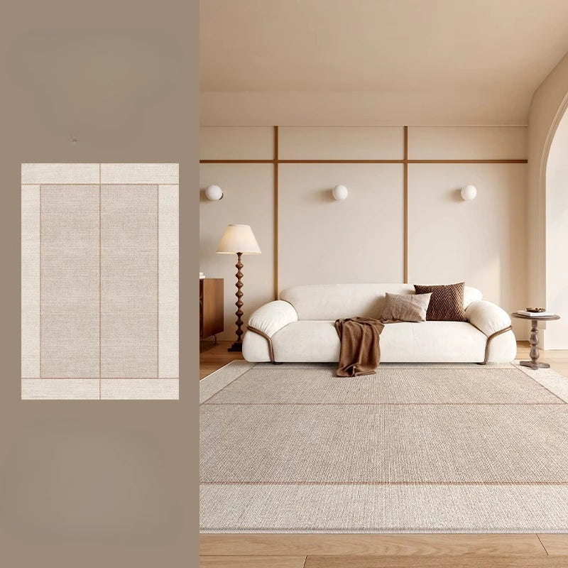 Cream Style Rugs for Bedroom Fluffy Soft Soft Rug Large Area Living Room Decoration Washable Carpet Thick Plush Lounge Floor Mat