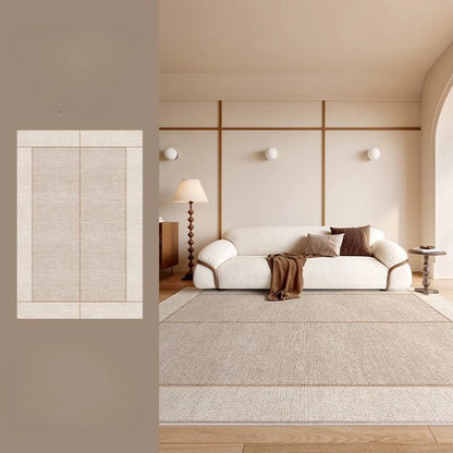 Cream Style Rugs for Bedroom Fluffy Soft Soft Rug Large Area Living Room Decoration Washable Carpet Thick Plush Lounge Floor Mat