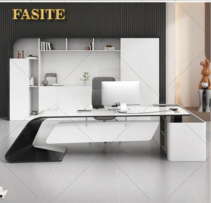 Reliable Writing Study Meeting Office Desks Luxury Drawers Vanity Storage Office Desks Corner Escritorios De Oficina Office Furn