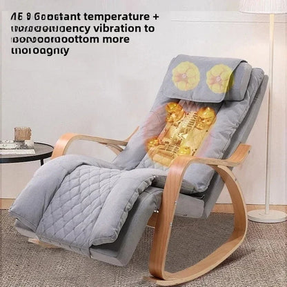 Newly Upgraded Multifunctional Massage Chair with Roller Heating and Vibration Full Body Massage Lounge Chair Recliner Chair