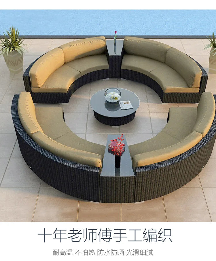 2022 Cheapest Garden Sofas Rattan Outdoor Furniture