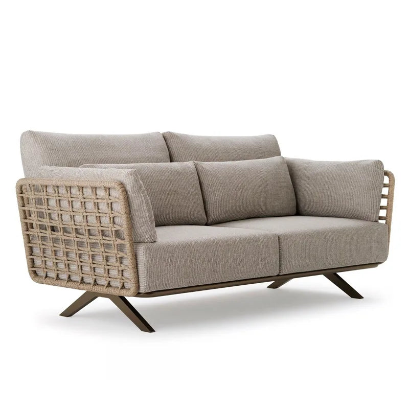 Nordic Outdoor Sofa Rattan Cafe Courtyard Villa Hotel Garden