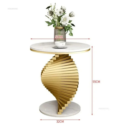 Nordic Leisure Bedroom Side Table Modern Marble Coffee Table for Living Room Furniture Nordic Designer Tables