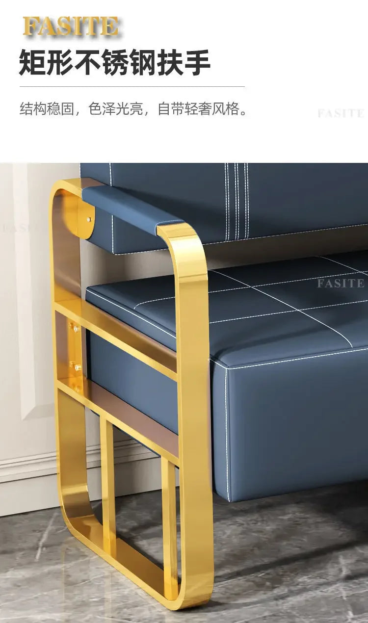 Office reception small apartment sofa barber shop waiting chair rental house clothing beauty salon lounge