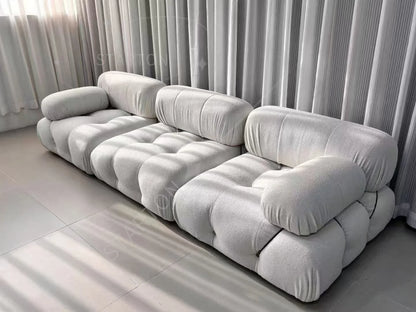 Living Room Sectional Sofas Boucle Modern Luxury Design Home Furniture 3 Seater L Shape Couch Modular Mario Bellini Sofa