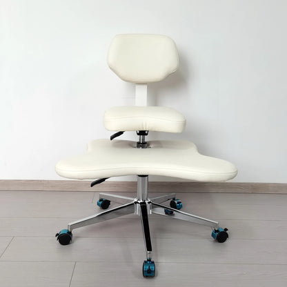 Cross Legged Chair - Meditation Chair With Wheels  ADHD Chair Height Adjustable Seat  Adjustable Footstool