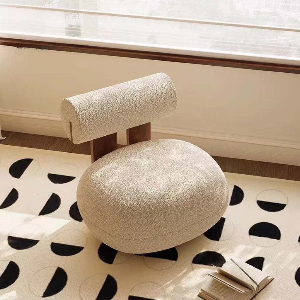 Modern Luxury Nordic Living Room Chairs Home Furniture Leisure Chairs Velvet Single Sofa Chairs Solid Wood Frames