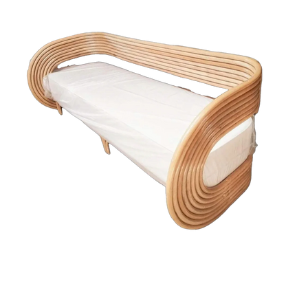 Hot Sales Modern, Sustainable, Stylish & Comfortable Natural Rattan Sofa With Foam