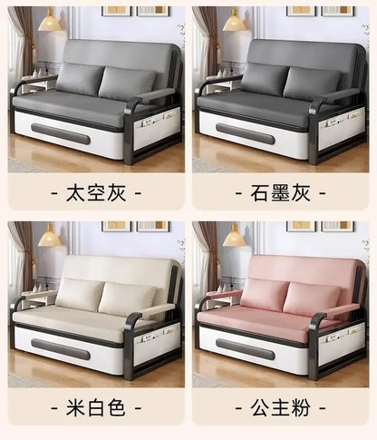 Sofa bed integrated dual-purpose small apartment Internet celebrity balcony multi-function retractable bed New technology